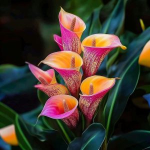 Калла Оникс купить по цене от 450р. в интернет-магазине «Посадика» с доставкой почтой в в Новомосковске и по всей России – [изображение №1].