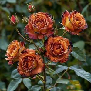 Роза плетистая Оранжевый Бриллиант купить по цене от 450р. в интернет-магазине «Посадика» с доставкой почтой в в Новомосковске и по всей России – [изображение №1].